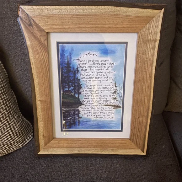 UP NORTH. Custom Framed Art